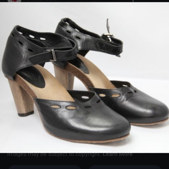 Twenty Two Buttery Soft Italian Leather Ankle Strap Mary Jane Boho Cork Heels - Picture 1 of 7